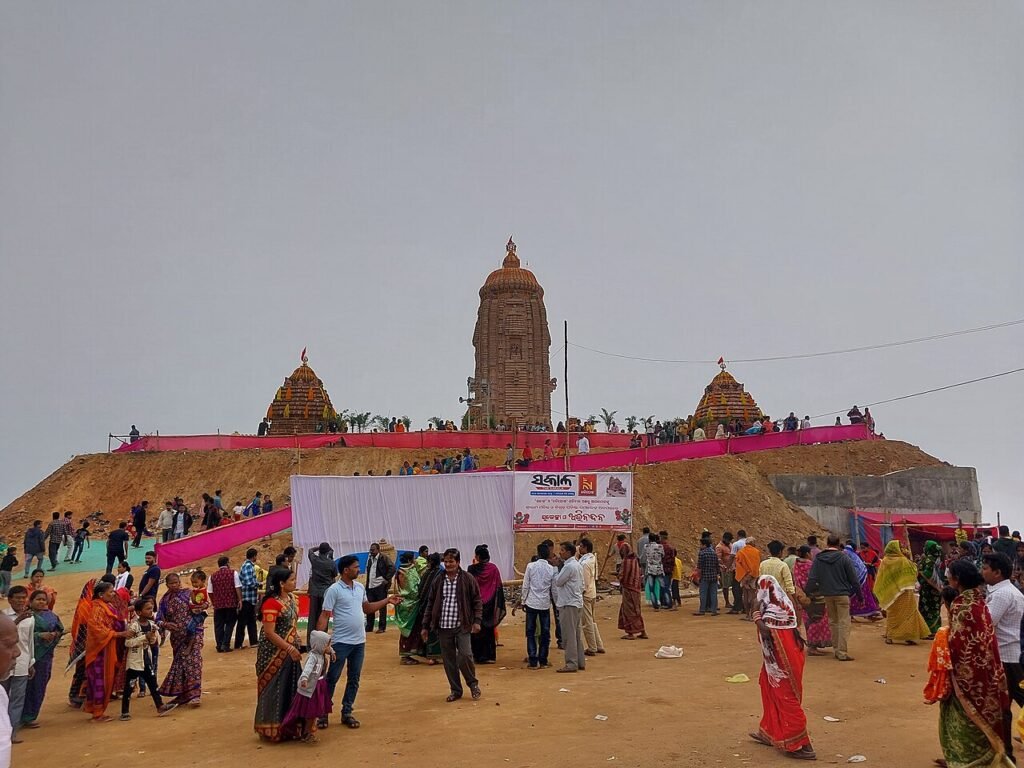 The Ram temple in Odisha's Fatehgarh village in Nayagarh district is located atop a hill and surrounded by lush greenery. Work to build the temple started in 2017, with more than 150 workers involved…