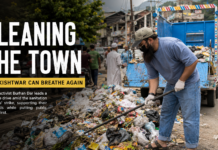 When the Garbage Piled Up, a Volunteer Picked Up the Broom: How Burhan Dar’s Cleanup Drive Sparked a Conversation About Accountability in Kishtwar burhan dar kishtwar