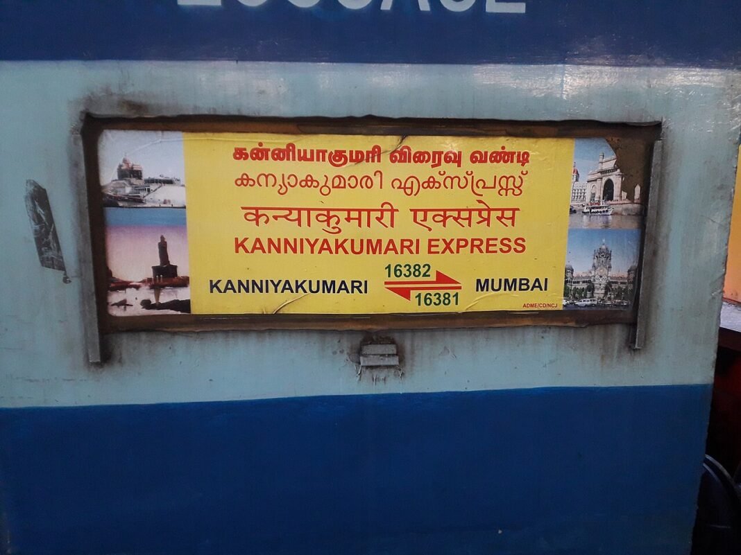 Mumbai Commute Grinds to Halt as Heavy Rains Cause Widespread Train Cancellations 16381 PUNE JAYANTHI JANATHA Kanyakumari Express - Train Board 1