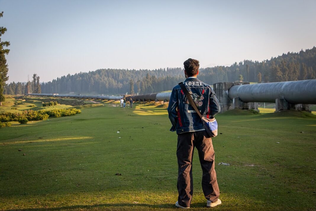 Jammu and Kashmir: Cleanliness Drive Tackles Environmental Degradation at Brenwar Tourist Spot Brenwar Chadoora Kashmir "A beautiful landscape of meadows"