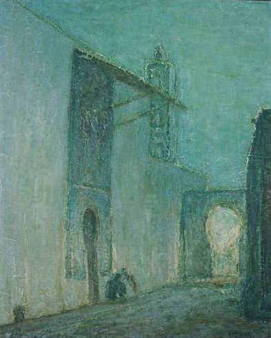 Gateway, Tangier, by Henry Ossawa Tanner, Howard University collection. Not dated; Tanner Traveled to Morocco, in March-June 1912, to Algiers in 1908, to "the Near East" Oct 98-March 99, and to Pales…