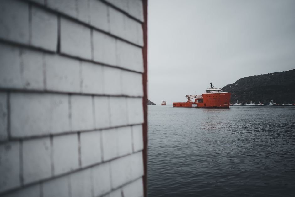 Senator Cornyn Cancels Key Meeting, Casting Doubt on Attorney General Nominee Blanche’s Confirmation Red ship on Newfoundland bay with rugged coastline and overcast sky.