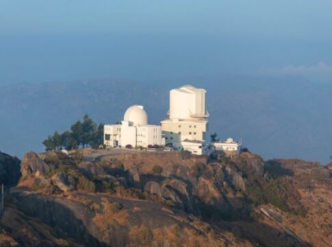Scenic view of a space observatory located on Mount Abu, Rajasthan, India. Scenic view of a space observatory located on Mount Abu, Rajasthan, India.