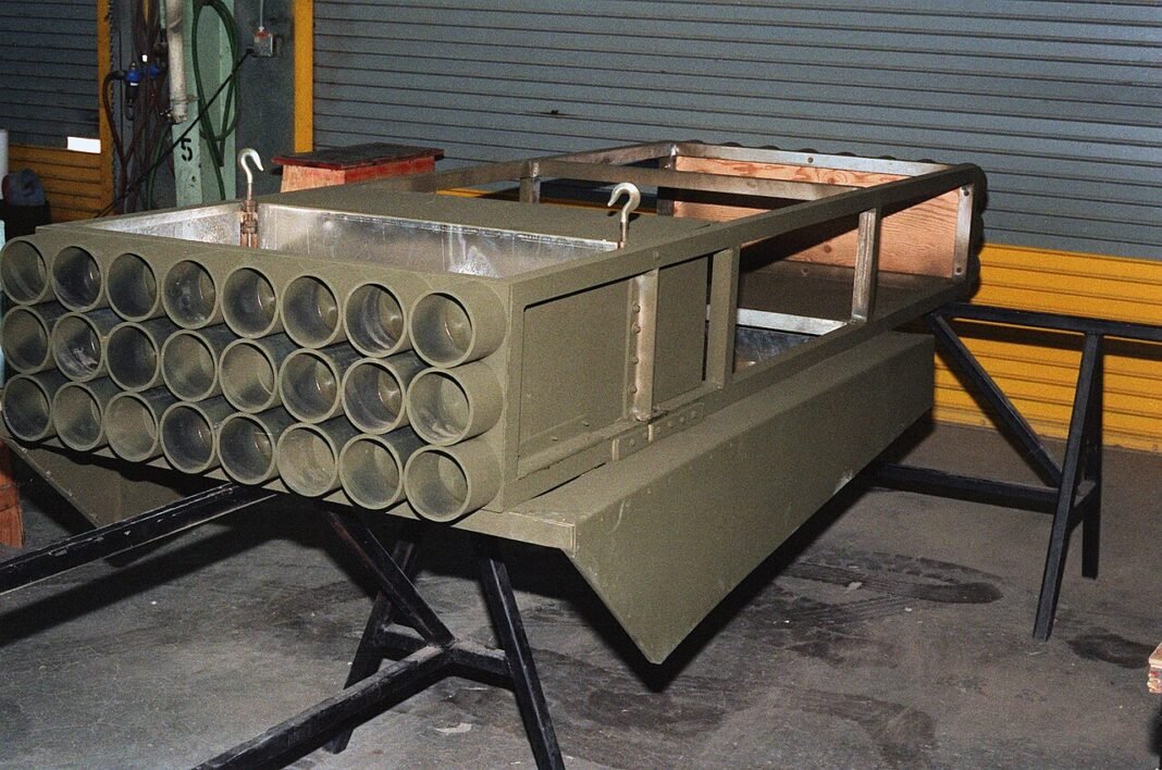 US Military Sees Significant Surge in Recruitment, Exceeding Goals Amidst Shifting Landscape A mock-up of the Soviet BM-21 multiple rocket system being assembled for opposing force exercises at the National Training Center.