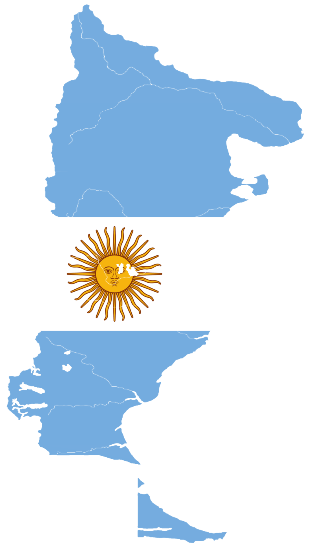 Argentina’s Economic Hopes Ride on Remote Patagonian Oil Fields Flag map Argentina Patagonia.SVG - September 11, 2025