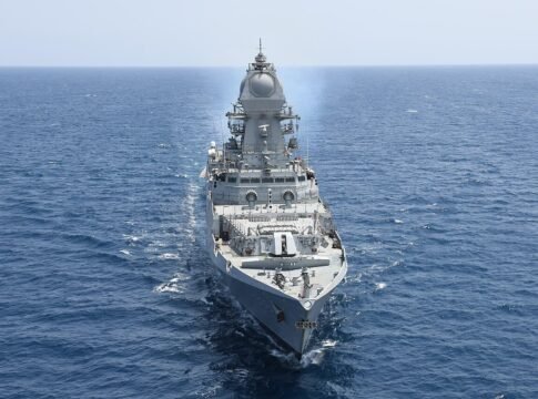 INS Imphal (D68) of Indian Navy Western Fleet