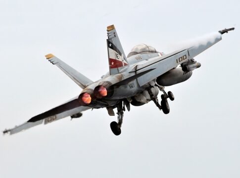 NORTH ARABIAN SEA (July 10, 2008) An F/A-18F Super Hornet assigned to the 