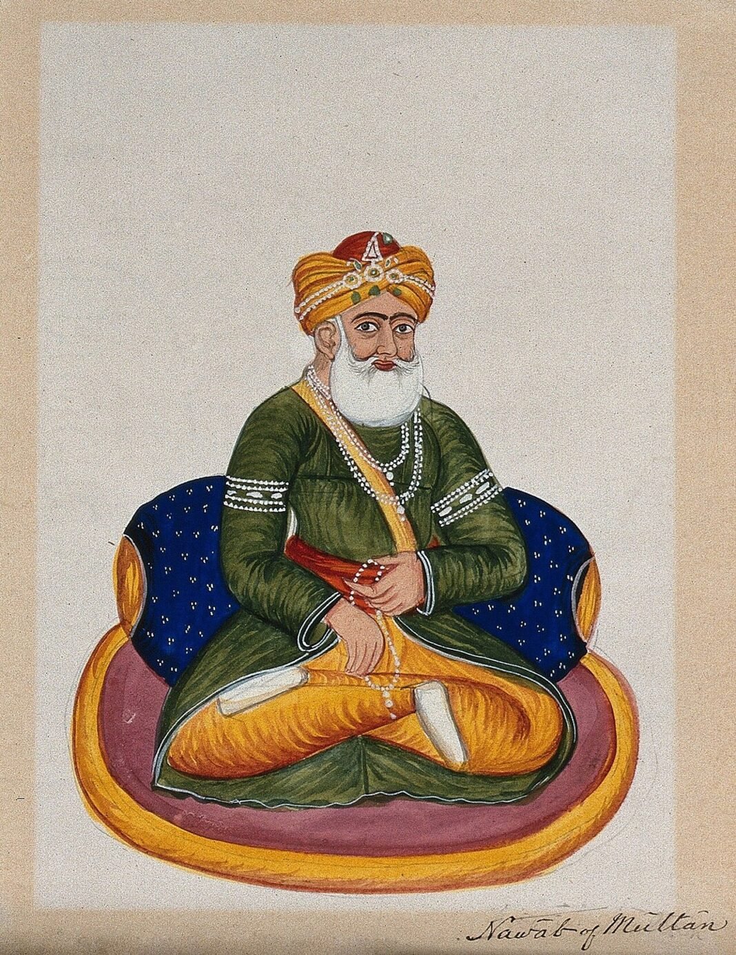 Sarfaraz Khan Called Back to India Test Squad for Sri Lanka Series Nawab Sarfaraz Khan of Multan (Nawab Sarfaraz Khan Saddozai). Gouache painting by an Indian painter. Wellcome Collection. He was the eldest son of Nawab Muzaffar Khan Saddozai (Nawab Muzaffar Khan; l…
