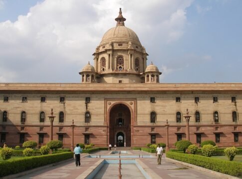 The Secretariat Building or Central Secretariat is where the Government of India is housed. It is home to some of the most important ministries of the Cabinet of India. New Delhi, India. The Secretariat Building or Central Secretariat is where the Government of India is housed. It is home to some of the most important ministries of the Cabinet of India. New Delhi, India.