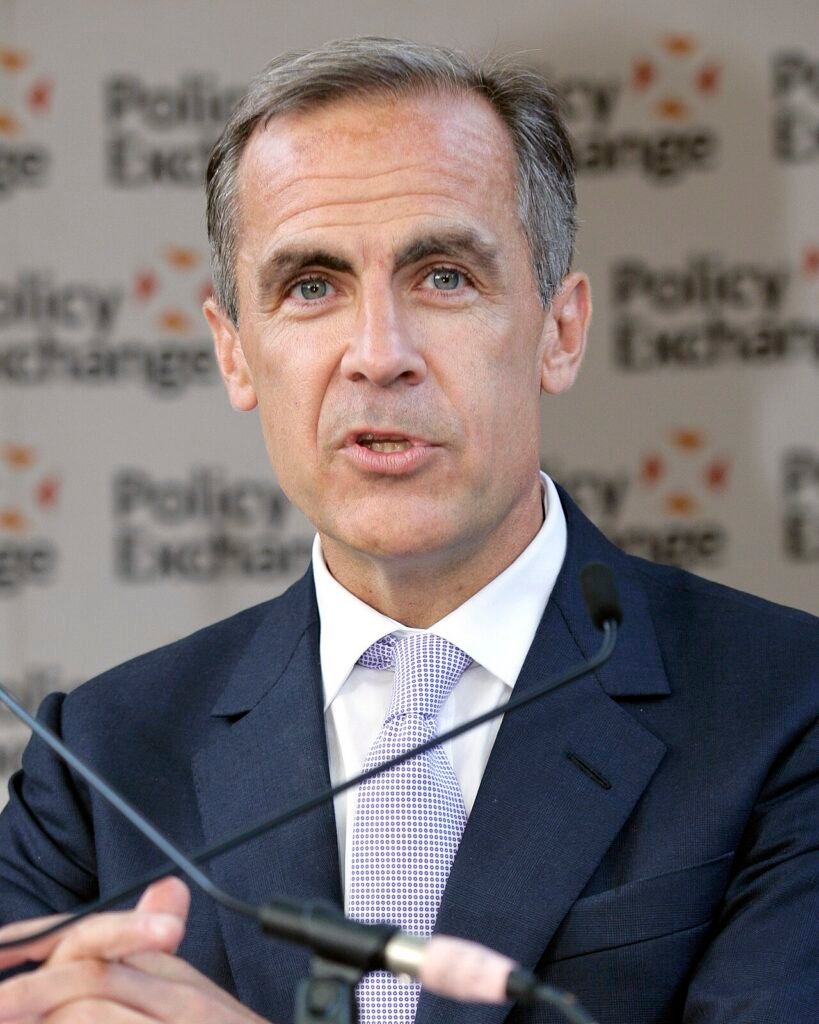 Mark Carney at a Policy Exchange summer party, August 2015