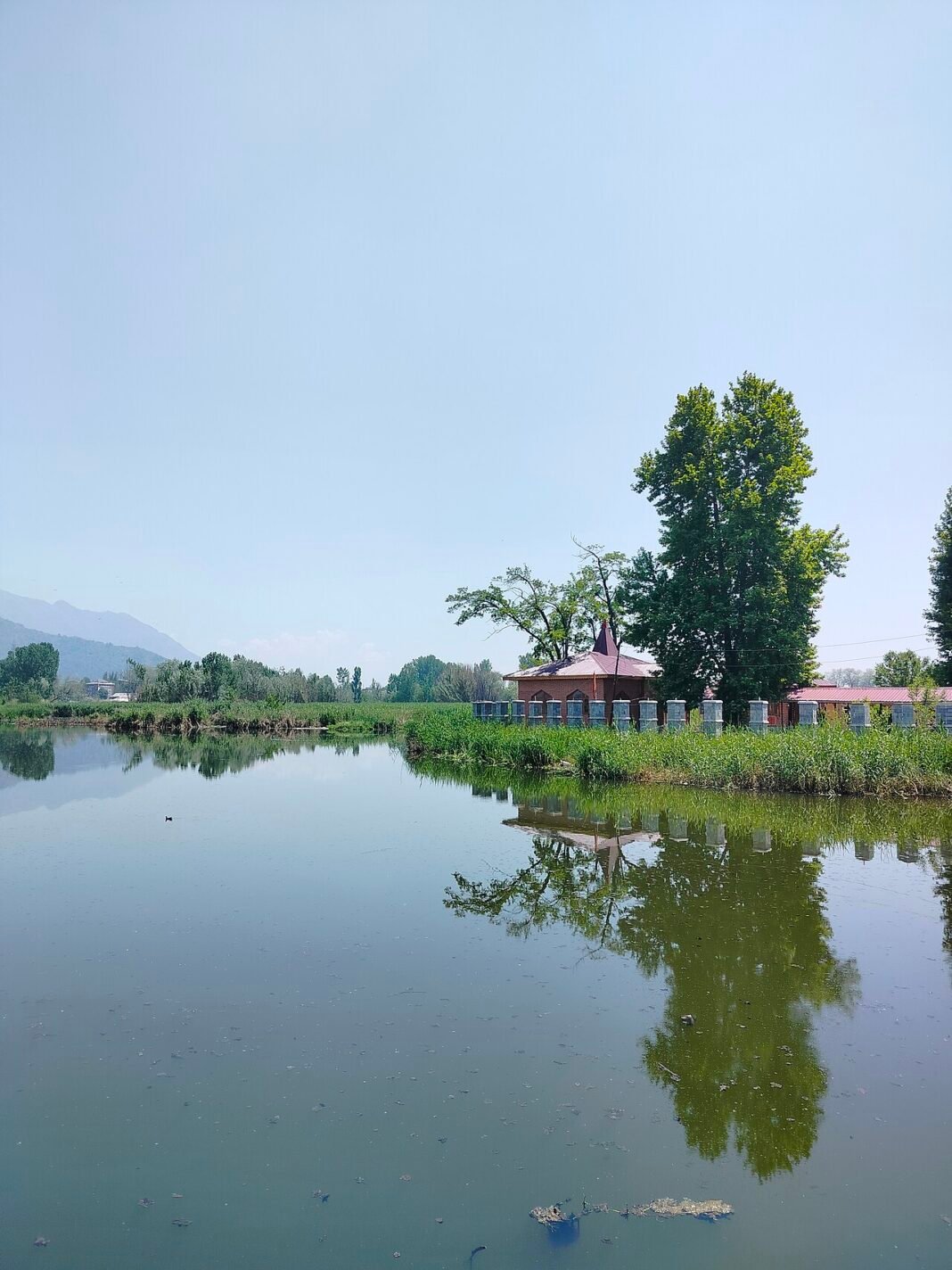 Jammu and Kashmir: Leader Demands Accountability Over Brari Nambal Landfilling Picture of Baba demb (Brari Nambal) along with Mangleshwar Hindu temple