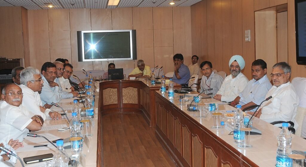 The Union Minister for Road Transport and Highways, Dr. C.P. Joshi presiding over a meeting on ‘Re-structuring of National Highways Authority of India (NHAI)’, in New Delhi on June 20, 2011. The Mini…