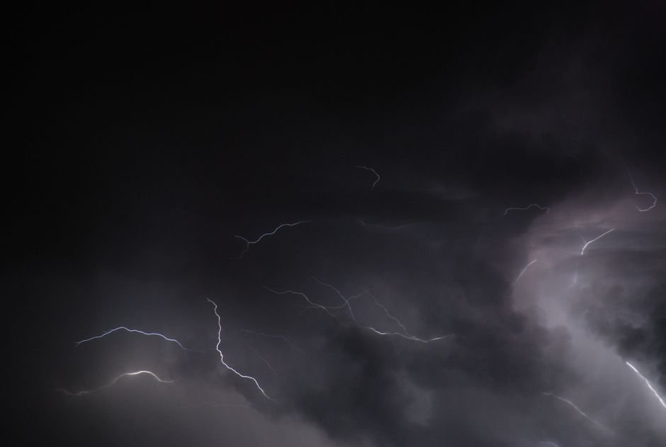 Dozens Rescued as Heavy Rains Strand Ultramarathon Runners in Utah Intense lightning flashes illuminate a dark sky during a powerful thunderstorm.